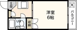 Associe中広【5階】の間取り