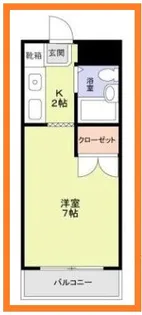 ダイヤモンドレジデンス錦糸町【7階】の間取り