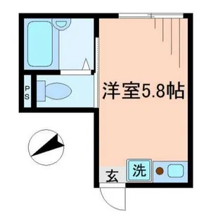 グランノーブル押上【1階】の間取り