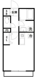 V room 1【3階】の間取り