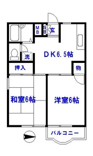 エリール2【3階】の間取り