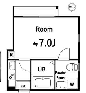 クロス上板橋【1階】の間取り