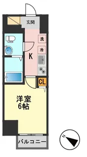 GENOVIA青砥skygarden【6階】の間取り