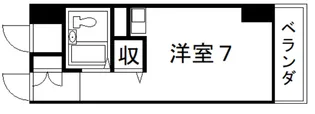 朝日プラザプロシード桃谷東【4階】の間取り