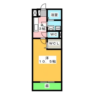 渥美朝陽舘【1階】の間取り