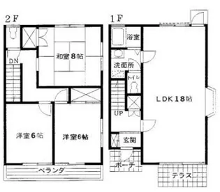 パークサイド学園町の間取り