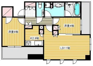 クレヴィア金沢八景THE BAY【8階】の間取り