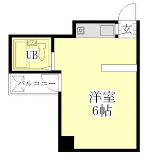リモデ県庁前【5階】の間取り