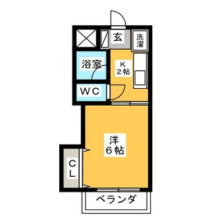 板倉ビル【4階】の間取り