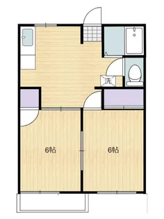 メゾンジュネ【2階】の間取り