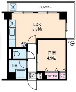 ジュウエル大塚【3階】の間取り