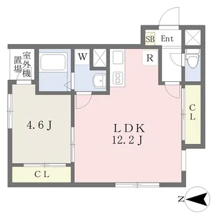 ロータス下北沢【4階】の間取り