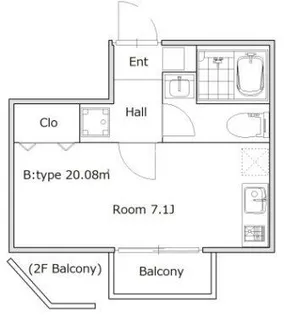 イートス本郷【5階】の間取り