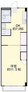 春日町マンション【5階】の間取り