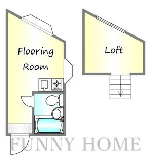 プラザクレッセント【1階】の間取り