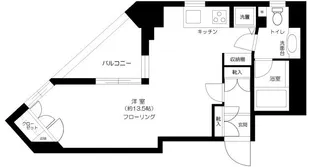 ヴィア・シテラ新宿【2階】の間取り