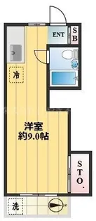 コーポ安井【2階】の間取り