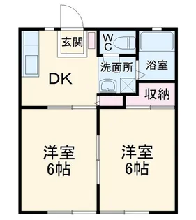 サンビレッジOGASA A棟【1階】の間取り