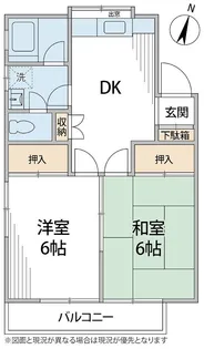 富士パレス【2階】の間取り