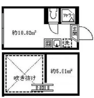 ソフィアミルク【2階】の間取り