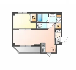 グランドール東山【2階】の間取り