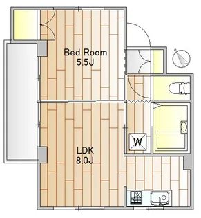 NKハイツ【3階】の間取り
