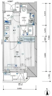 メインステージ西蒲田II【11階】の間取り