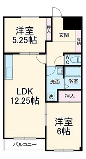 フェリス三島【3階】の間取り