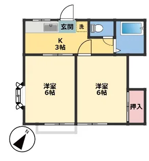 ファミーユS【1階】の間取り