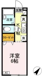 メゾンベルファミーユ【2階】の間取り