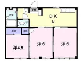 小畠ハイツ【2階】の間取り