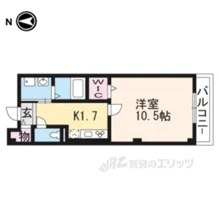 ボヌール【2階】の間取り