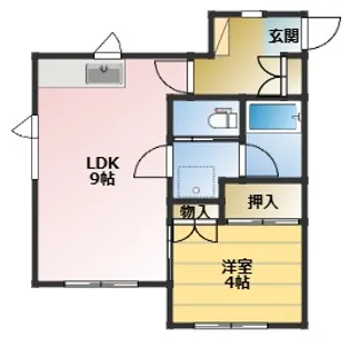 シルクハイツ【2階】の間取り