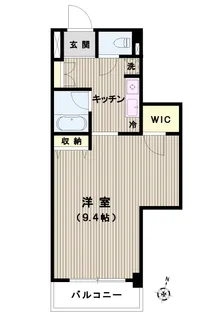ロジュマン銀嶺【1階】の間取り