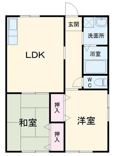 クレイル稲毛【2階】の間取り