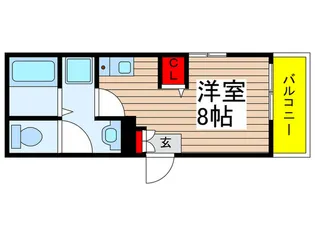 MELDIA京成大和田【3階】の間取り