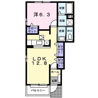 Victory A【1階】の間取り