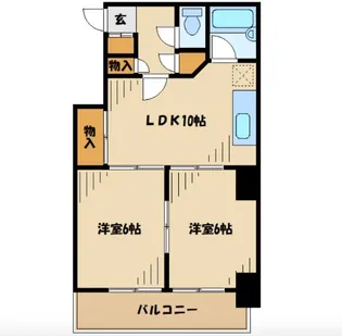 ソレイユイワサキ【3階】の間取り