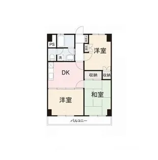 阿部ロイヤルハイツ【4階】の間取り