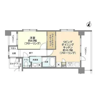 エクセレント笹塚【3階】の間取り