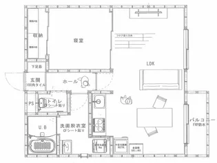 串東ハイツタウン3号棟【2階】の間取り