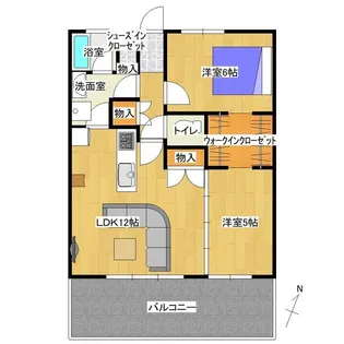 イニシアコート大宮イースト【11階】の間取り