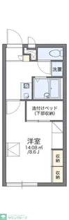 レオパレスマ メゾン【1階】の間取り