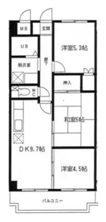 ビラージュ壱番館【2階】の間取り