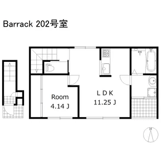 Barrack【2階】の間取り