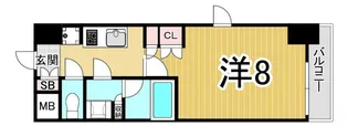 ブランシエスタ西宮【1階】の間取り