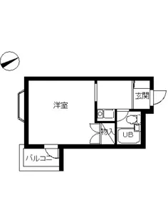 スカイコート中野南台【4階】の間取り