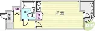ニューブ神戸【1階】の間取り