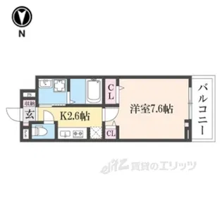 ヒカルサ奈良大森西ノース【3階】の間取り