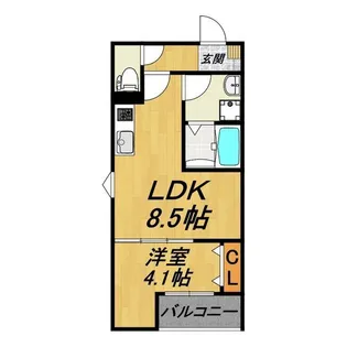 LE COCON 豊田市II【1階】の間取り